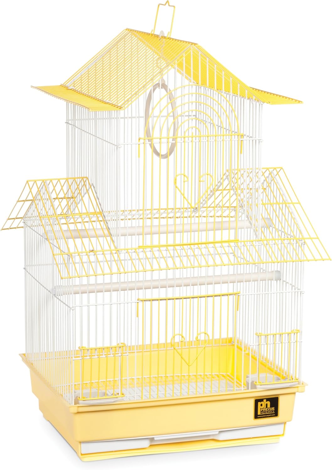 Prevue Hendryx SP1720-4 Shanghai Parakeet Cage, Green and White
