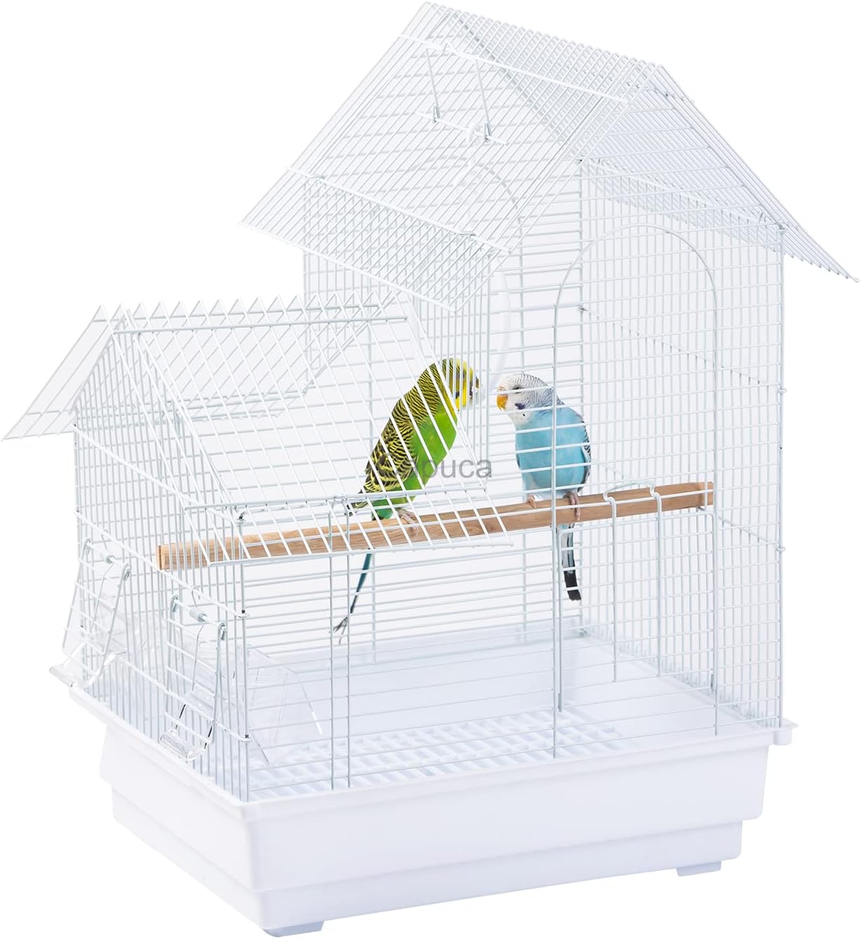 Small Bird Travel Cage - Lightweight Small Birds Starter Kit with Birdcages and Accessories Great for Parakeets Lovebirds Parrotlets Finches Canaries