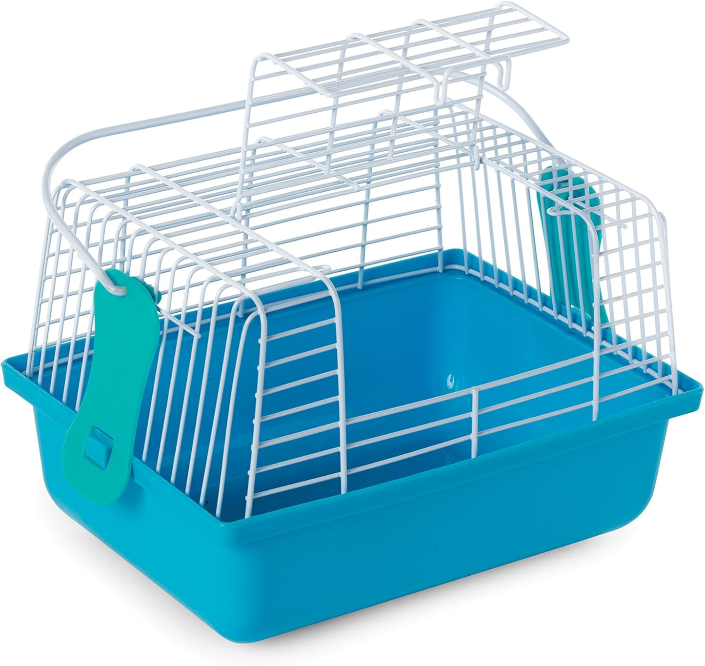 Prevue Pet Products Travel Cage for Birds and Small Animals, Blue (SP1304BLUE), 9.0" L x 5.6" W x 6.1" H