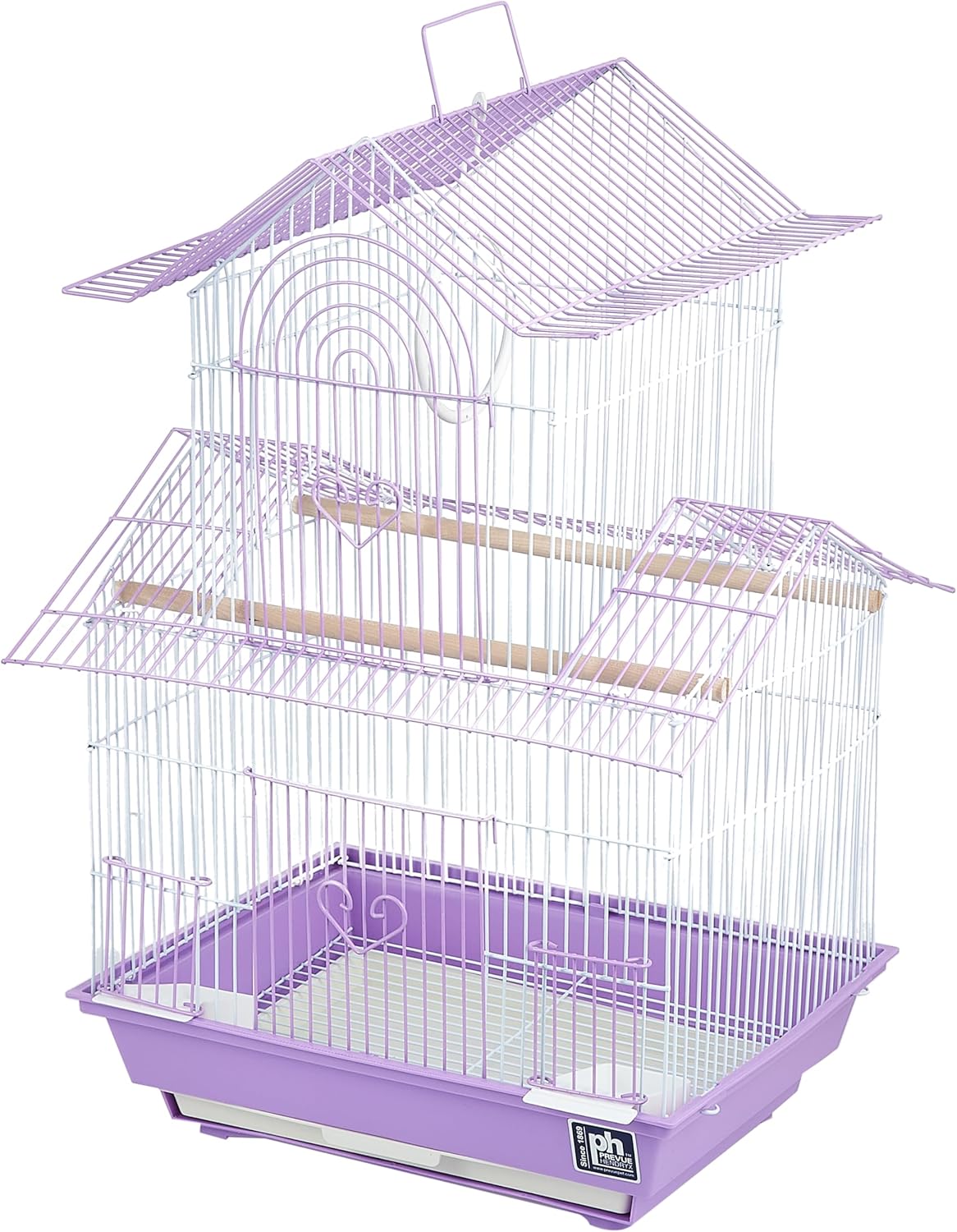 Prevue Hendryx SP1720-4 Shanghai Parakeet Cage, Green and White